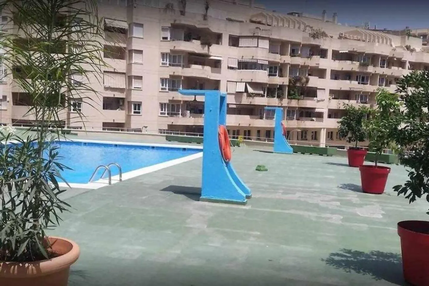 Centro Torremolinos Apto 1 Hab 2-4 Personas Piscina WiFi Terraza Ascensor 3 Planta